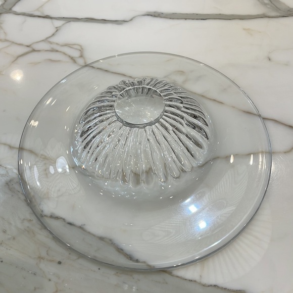 Kostaboda Warff Round Shallow Clear Glass Bowl—Numbered-77710–GORGEOUS!! - Picture 7 of 12